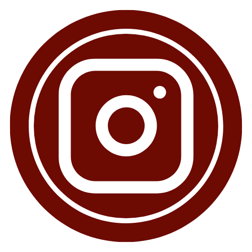 Instagram ikoni tummanpunainen